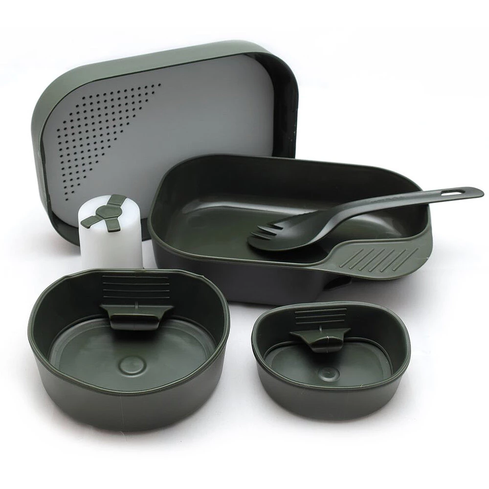 Wildo Camp-A-Box Set de couverts Complet, noir/beige 3 Wildo Camp-A-Box Set de couverts Complet, noir/beige