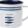 Brunner Atlantic Gobelet, blanc/bleu -Cuisine de Camping Soldes brunner atlantic mug design atlantic 1