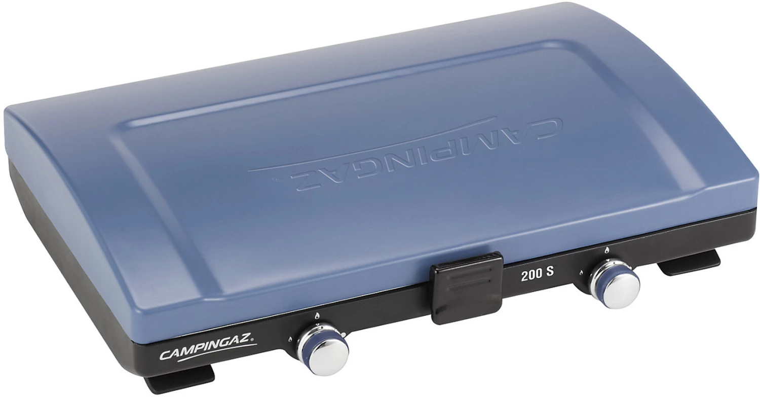 Campingaz 200 S Réchaud à double feu, bleu/argent 4 Campingaz 200 S Réchaud à double feu, bleu/argent – Image 2