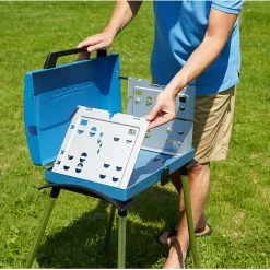 Campingaz 200 SGR Réchaud à plusieurs feux, argent/bleu -Cuisine de Camping Soldes campingaz 200 sgr mehrflammkocher blau 3