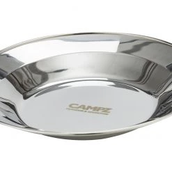 CAMPZ Assiette en inox Plat 24cm, argent -Cuisine de Camping Soldes campz plate stainless steel flat 24cm silber 3