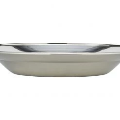CAMPZ Assiette en inox Plat 24cm, argent -Cuisine de Camping Soldes campz plate stainless steel flat 24cm silber 5