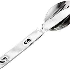 CAMPZ Set dîner en inox 2 Personnes, argent -Cuisine de Camping Soldes campz stainless steel dinner set 2 persons silver 4