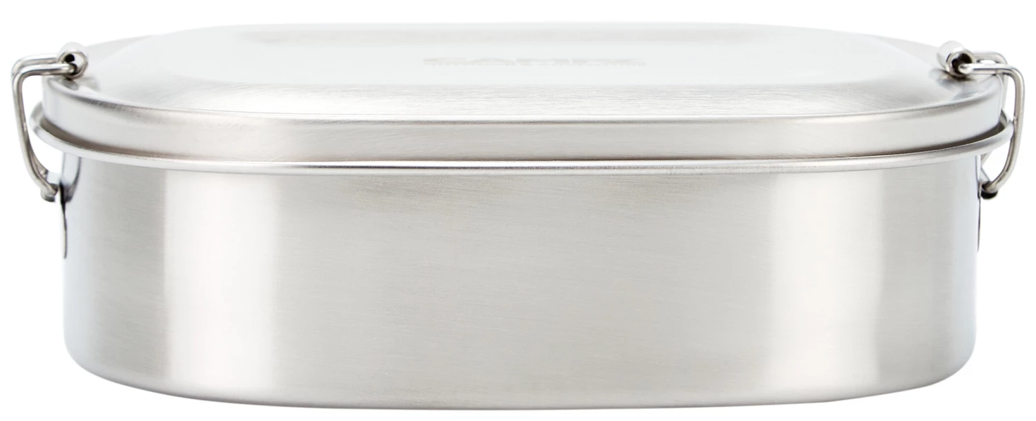CAMPZ Boîte pour déjeuner en acier inoxydable M 850ml, argent 5 CAMPZ Boîte pour déjeuner en acier inoxydable M 850ml, argent – Image 3