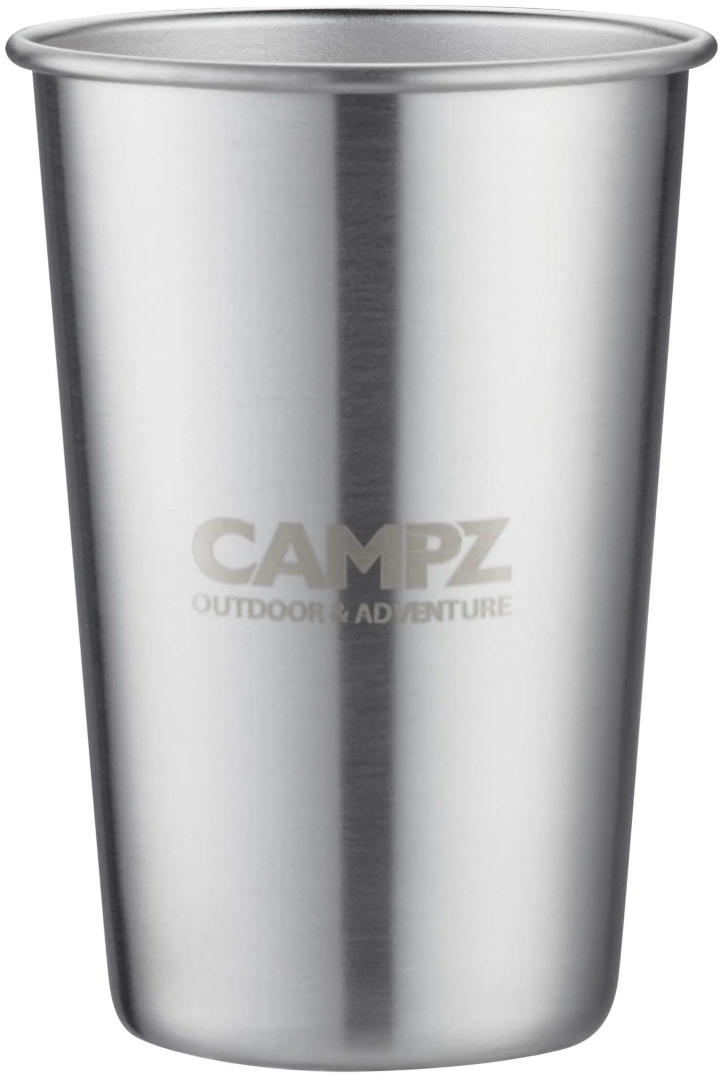 CAMPZ Kit de gobelets Acier inoxydable 6 pièces, argent 3 CAMPZ Kit de gobelets Acier inoxydable 6 pièces, argent – Image 2