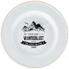 CAMPZ Wanderlust Enamel Flat Plate, vert/blanc 2 CAMPZ Wanderlust Enamel Flat Plate, vert/blanc -Cuisine de Camping Soldes campz wanderlust enamel flat plate forrest green white cream 1
