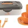 Easy Camp Cerf Service pour pique-nique, gris/orange 2 Easy Camp Cerf Service pour pique-nique, gris/orange -Cuisine de Camping Soldes easy camp cerf picnic box 4 persons 1