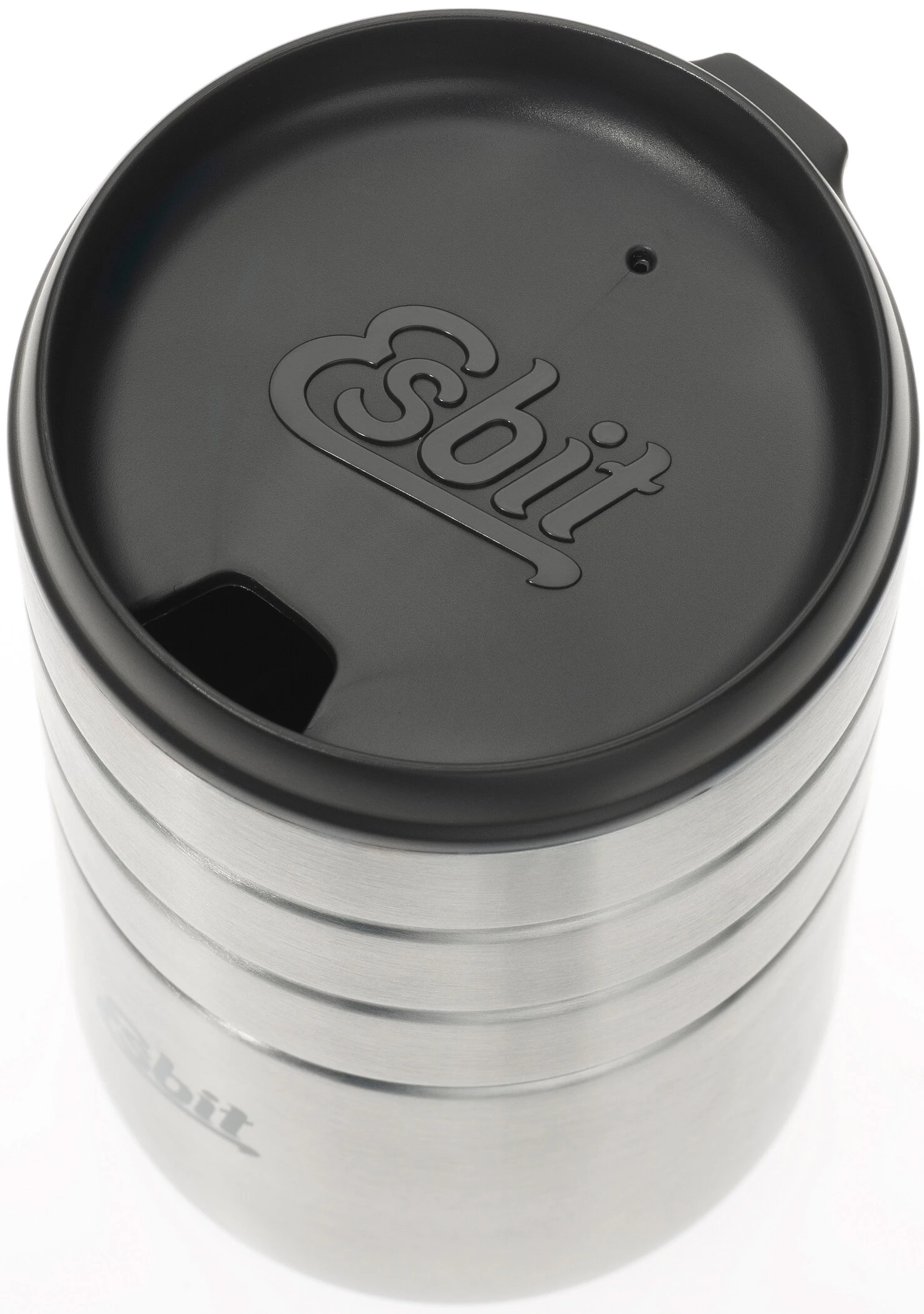 Esbit Majoris Tasse Thermo 280ml, argent/noir 4 Esbit Majoris Tasse Thermo 280ml, argent/noir – Image 2