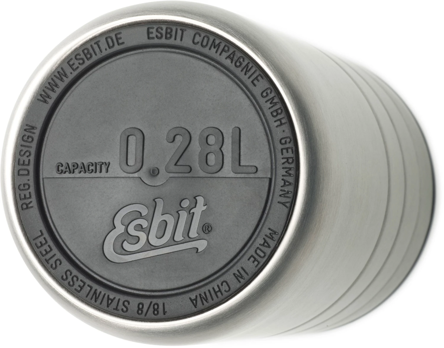 Esbit Majoris Tasse Thermo 280ml, argent/noir 5 Esbit Majoris Tasse Thermo 280ml, argent/noir – Image 3