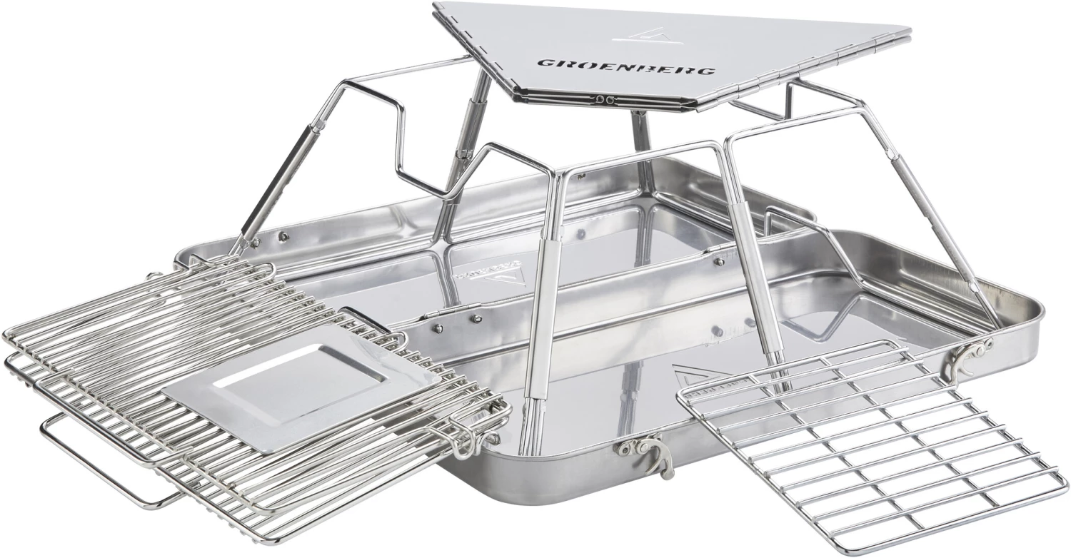 Groenberg Eldfell Grill L with Case, argent 3 Groenberg Eldfell Grill L with Case, argent