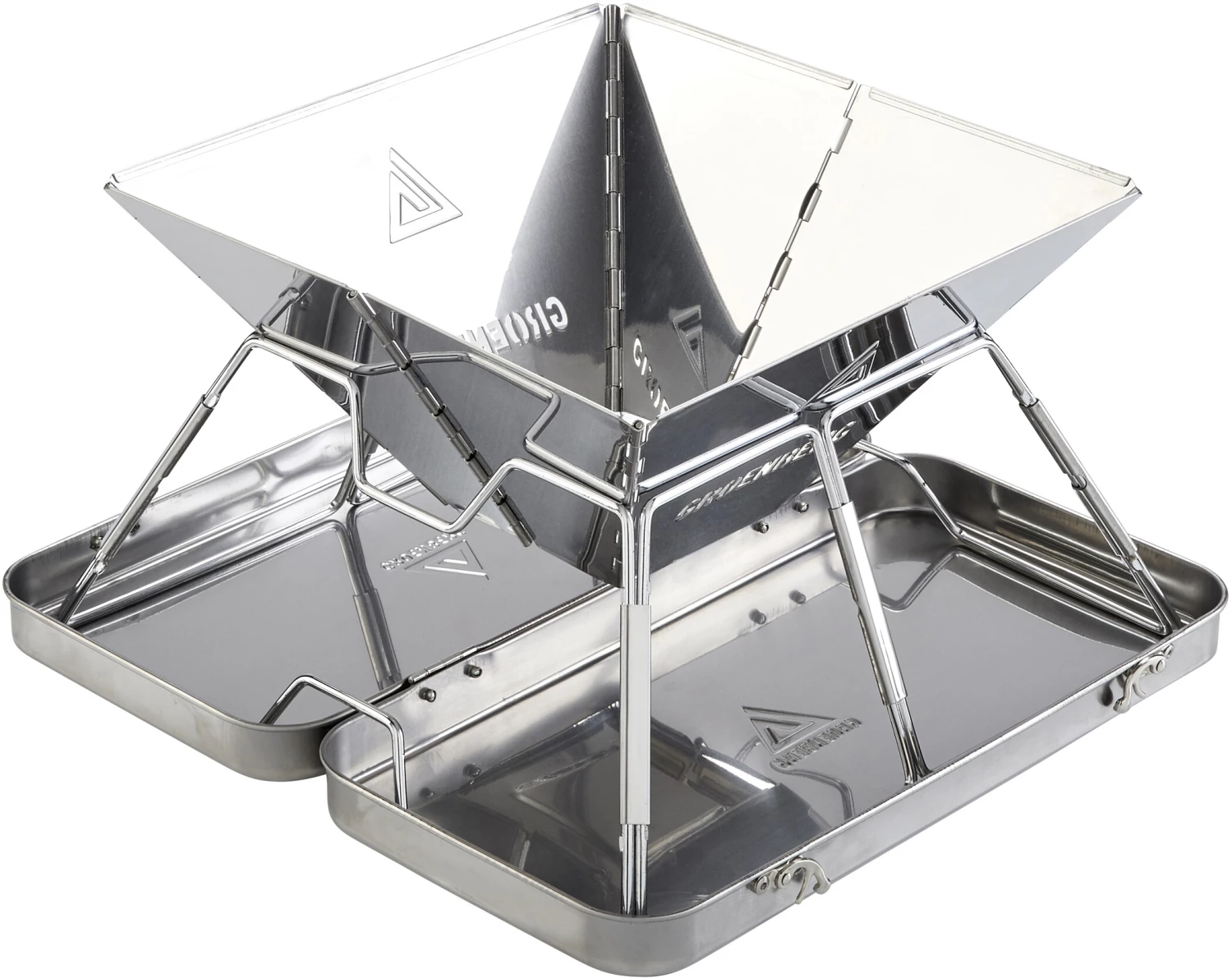 Groenberg Eldfell Grill L with Case, argent 6 Groenberg Eldfell Grill L with Case, argent – Image 4