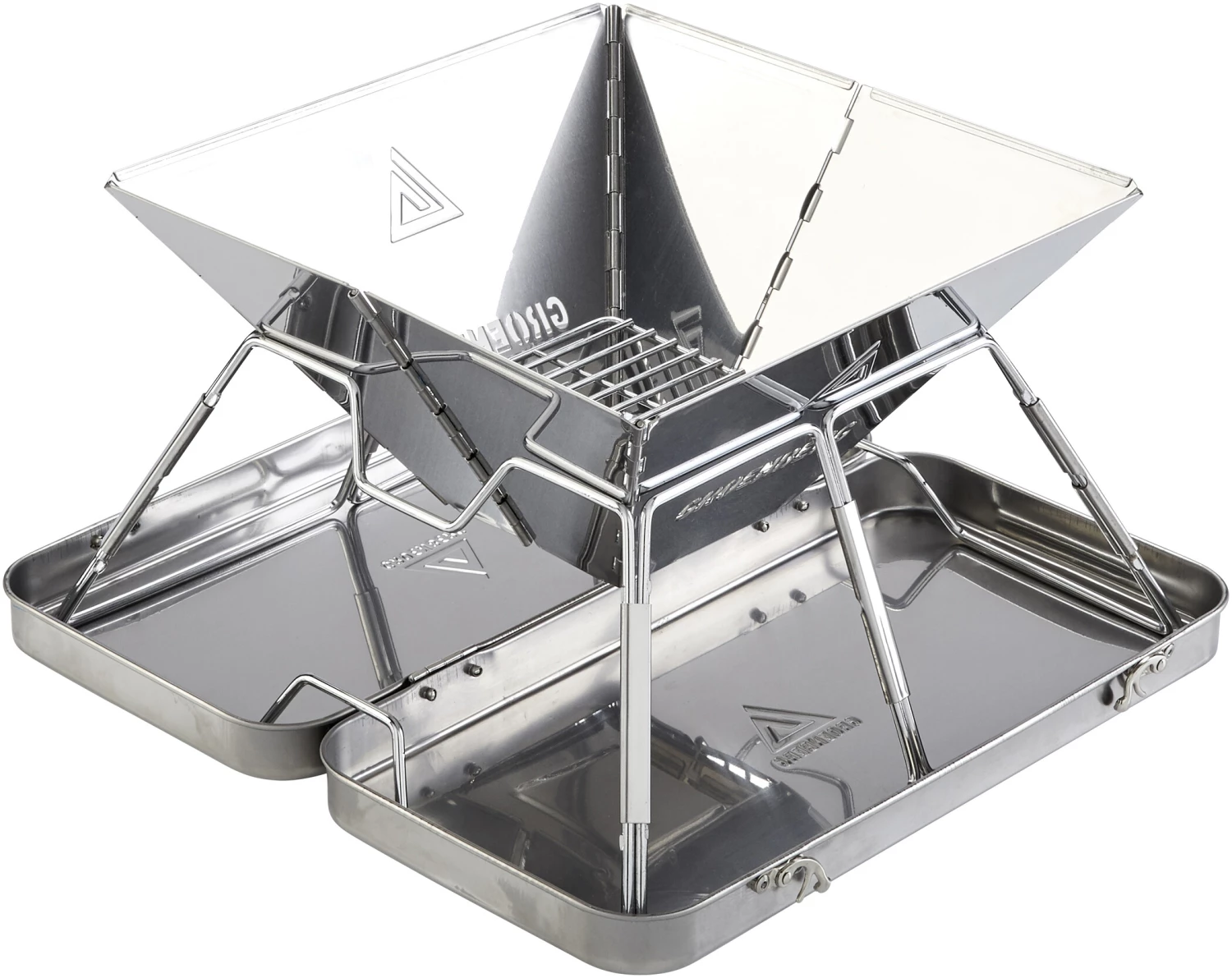 Groenberg Eldfell Grill L with Case, argent 7 Groenberg Eldfell Grill L with Case, argent – Image 5