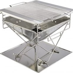 Groenberg Katla Grill L, argent -Cuisine de Camping Soldes groenberg katla grill l silver 3
