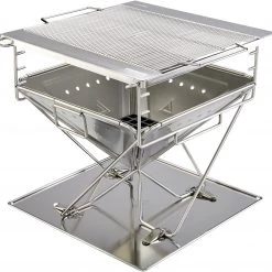 Groenberg Katla Grill L, argent -Cuisine de Camping Soldes groenberg katla grill l silver 4