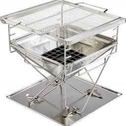 Groenberg Katla Grill M, argent 11 Groenberg Katla Grill M, argent -Cuisine de Camping Soldes groenberg katla grill m silver 4