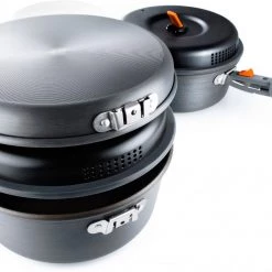 GSI Pinnacle Base Camper Set d’ustensiles de cuisine Small, gris