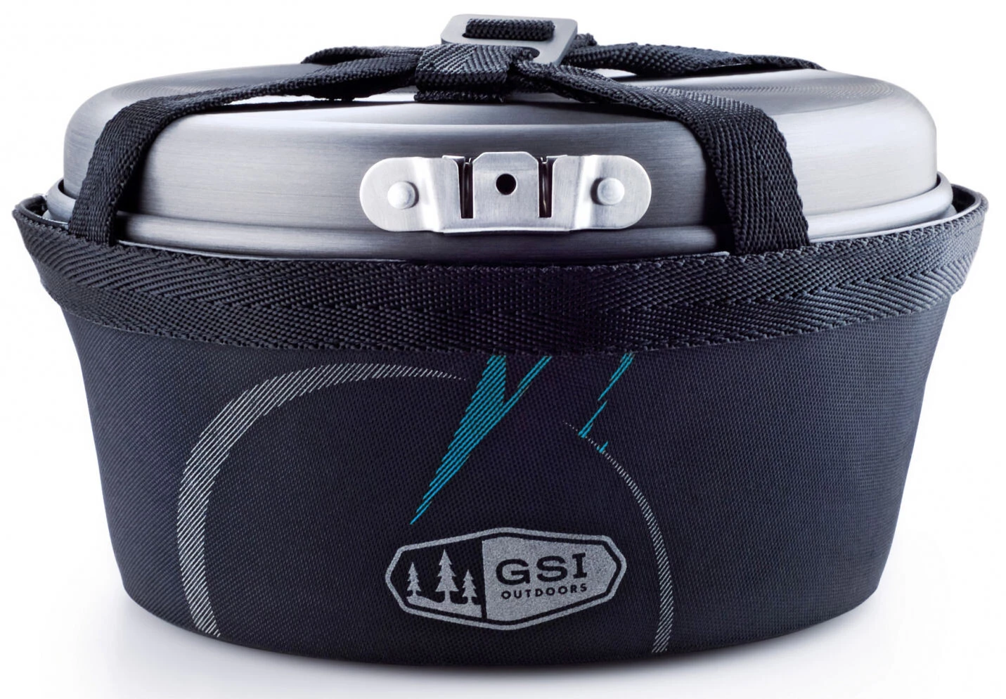 GSI Pinnacle Base Camper Set d’ustensiles de cuisine Small, gris 4 GSI Pinnacle Base Camper Set d’ustensiles de cuisine Small, gris – Image 2