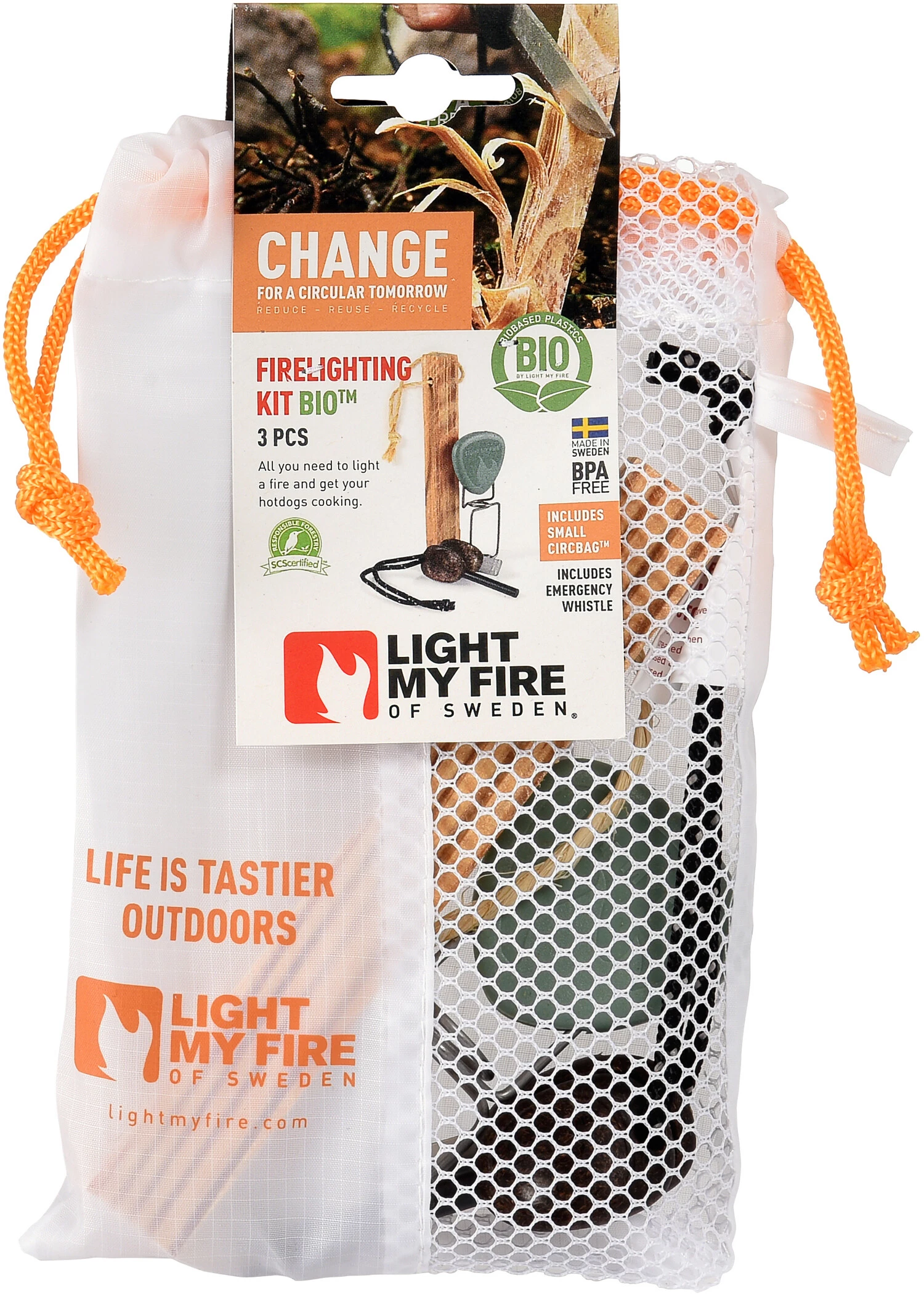 Light My Fire FireLighting Kit BIO, bleu/orange 4 Light My Fire FireLighting Kit BIO, bleu/orange – Image 2