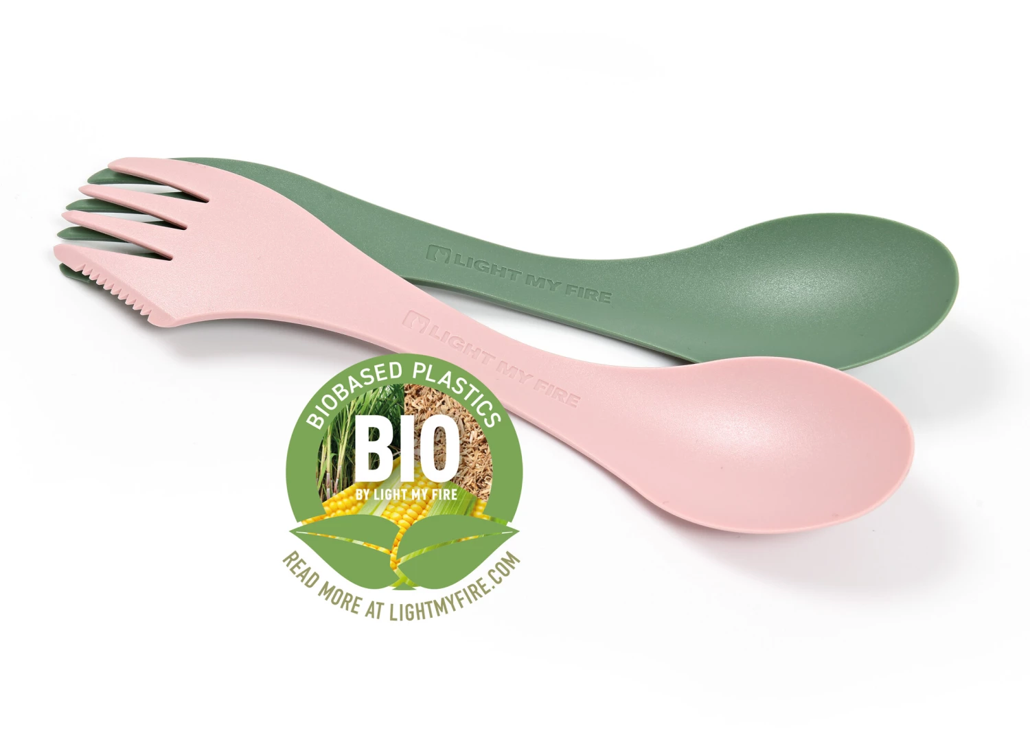 Light My Fire Spork Lefty BIO 2 packs, jaune/bleu 4 Light My Fire Spork Lefty BIO 2 packs, jaune/bleu – Image 2