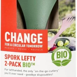 Light My Fire Spork Lefty BIO 2 packs, vert/rose -Cuisine de Camping Soldes light my fire spork lefty bio sandygreen dustypink 3 1