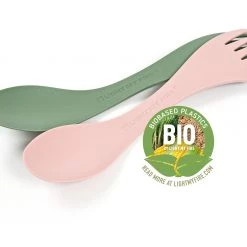 Light My Fire Spork Medium BIO 2 packs, vert/rose 6 Light My Fire Spork Medium BIO 2 packs, vert/rose -Cuisine de Camping Soldes light my fire spork medium bio 2 pack sandygreen dustypink 2 1