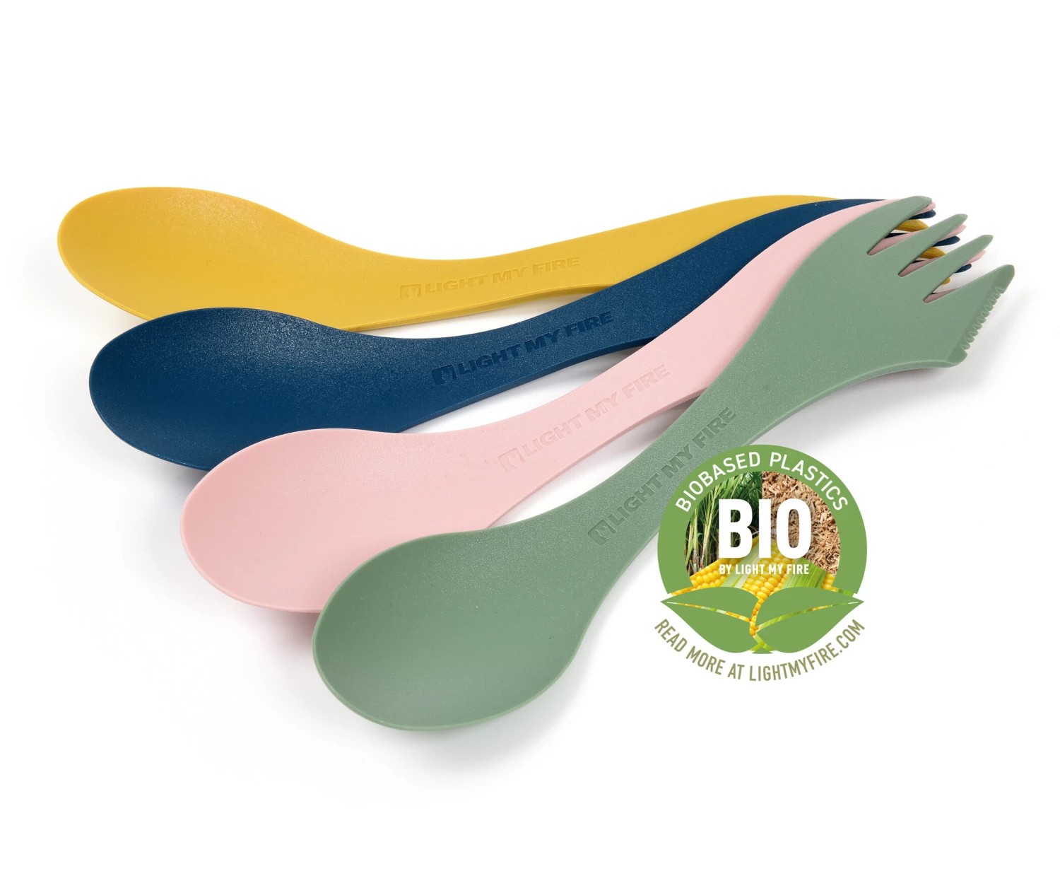 Light My Fire Spork Original BIO 4 packs, Multicolore 4 Light My Fire Spork Original BIO 4 packs, Multicolore – Image 2