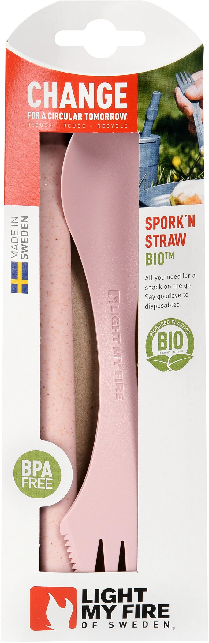 Light My Fire Spork´n Straw BIO, rose 5 Light My Fire Spork´n Straw BIO, rose – Image 3