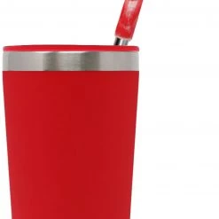MIZU Tumbler 16 avec paille rouge, rouge