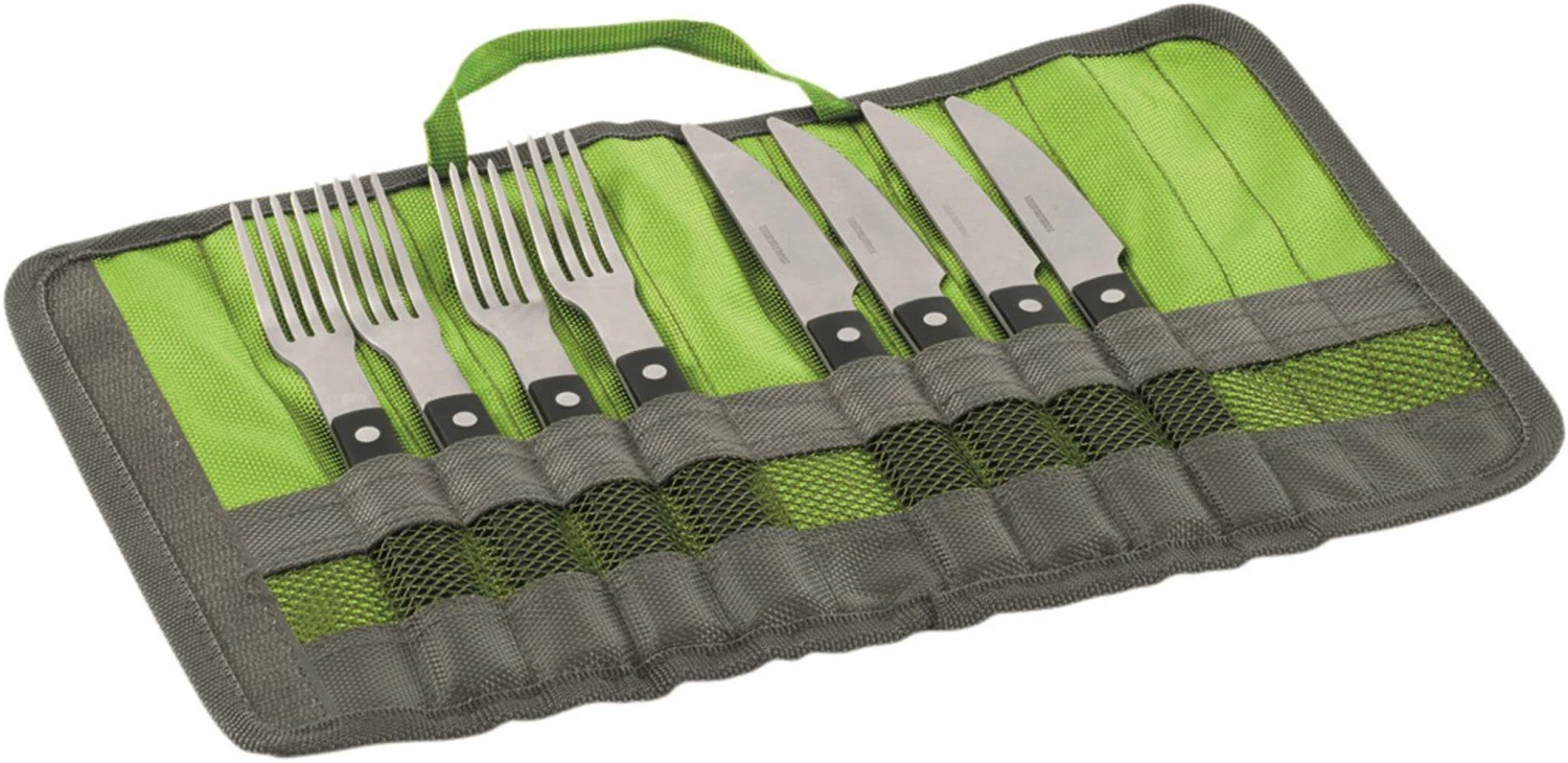 Outwell BBQ Set de couverts, gris/vert 3 Outwell BBQ Set de couverts, gris/vert