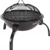 Outwell Cazal Brasero, noir -Cuisine de Camping Soldes outwell cazal fire pit 1