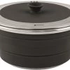 Outwell Collaps Marmite avec couvercle 2500ml, noir 2 Outwell Collaps Marmite avec couvercle 2500ml, noir -Cuisine de Camping Soldes outwell collaps pot with lid 2500ml midnight black 1