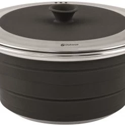 Outwell Collaps Marmite avec couvercle 2500ml, noir