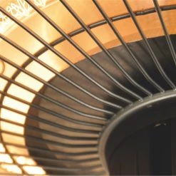 Outwell Fuji Electric Camping/Patio Heater, argent -Cuisine de Camping Soldes outwell fuji electric camping patio heater 3