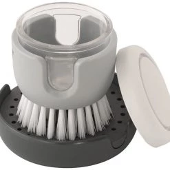 Outwell Kitson Brosse avec distributeur de savon, blanc/gris