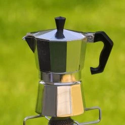 Basic Nature Bellanapoli Cafetière à espresso 6 Cups, argent 9 Basic Nature Bellanapoli Cafetière à espresso 6 Cups, argent -Cuisine de Camping Soldes relags bellanapoli espresso maker 6 tassen alu natur 3