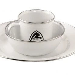 Robens Tongass Service en émail Simple, blanc