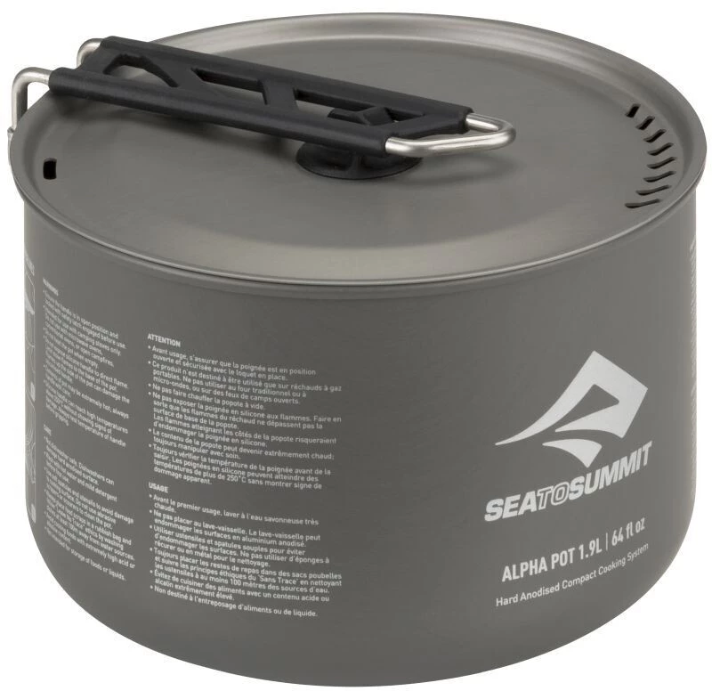 Sea to Summit Alpha Casserole 1,9l, gris 5 Sea to Summit Alpha Casserole 1,9l, gris – Image 3