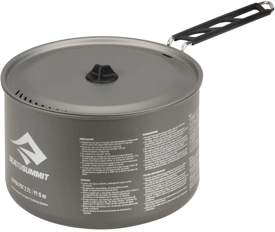 Sea to Summit Alpha Casserole 2.7l, gris 3 Sea to Summit Alpha Casserole 2.7l, gris