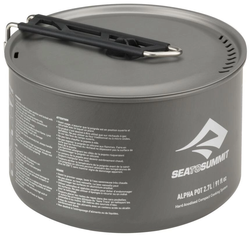 Sea to Summit Alpha Casserole 2.7l, gris 5 Sea to Summit Alpha Casserole 2.7l, gris – Image 3