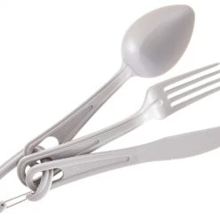 Sea to Summit Camp Set de couverts 3 pièces, gris