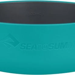 Sea to Summit DeltaLight Ensemble de bols Petit, turquoise/noir -Cuisine de Camping Soldes sea to summit deltalight bowl set small pacific blue charcoal 3