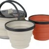 Sea to Summit X-Set 11 3 pièces, beige/rouge -Cuisine de Camping Soldes sea to summit x set 11 3 pieces sand rust 1