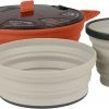 Sea to Summit X-Set 21 3 pièces, beige/rouge -Cuisine de Camping Soldes sea to summit x set 21 3 pieces rust sand 1
