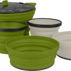 Sea to Summit X-Set 31 5 pièces, vert/beige