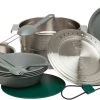 Stanley Adventure Base Camp Set de cuisson 3,5l, argent/vert 1 Stanley Adventure Base Camp Set de cuisson 3,5l, argent/vert -Cuisine de Camping Soldes stanley adventure base camp cook set 35l stainless steel 1