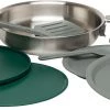 Stanley Adventure Ensemble De Poêles, argent/vert -Cuisine de Camping Soldes stanley adventure fry pan set green 1