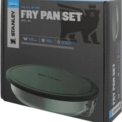 Stanley Adventure Ensemble De Poêles, argent/vert -Cuisine de Camping Soldes stanley adventure fry pan set green 4