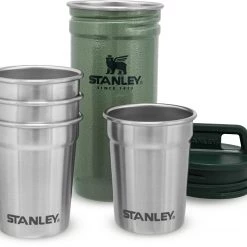 Stanley Adventure Shot Glass Set 4 x 59ml, noir/argent