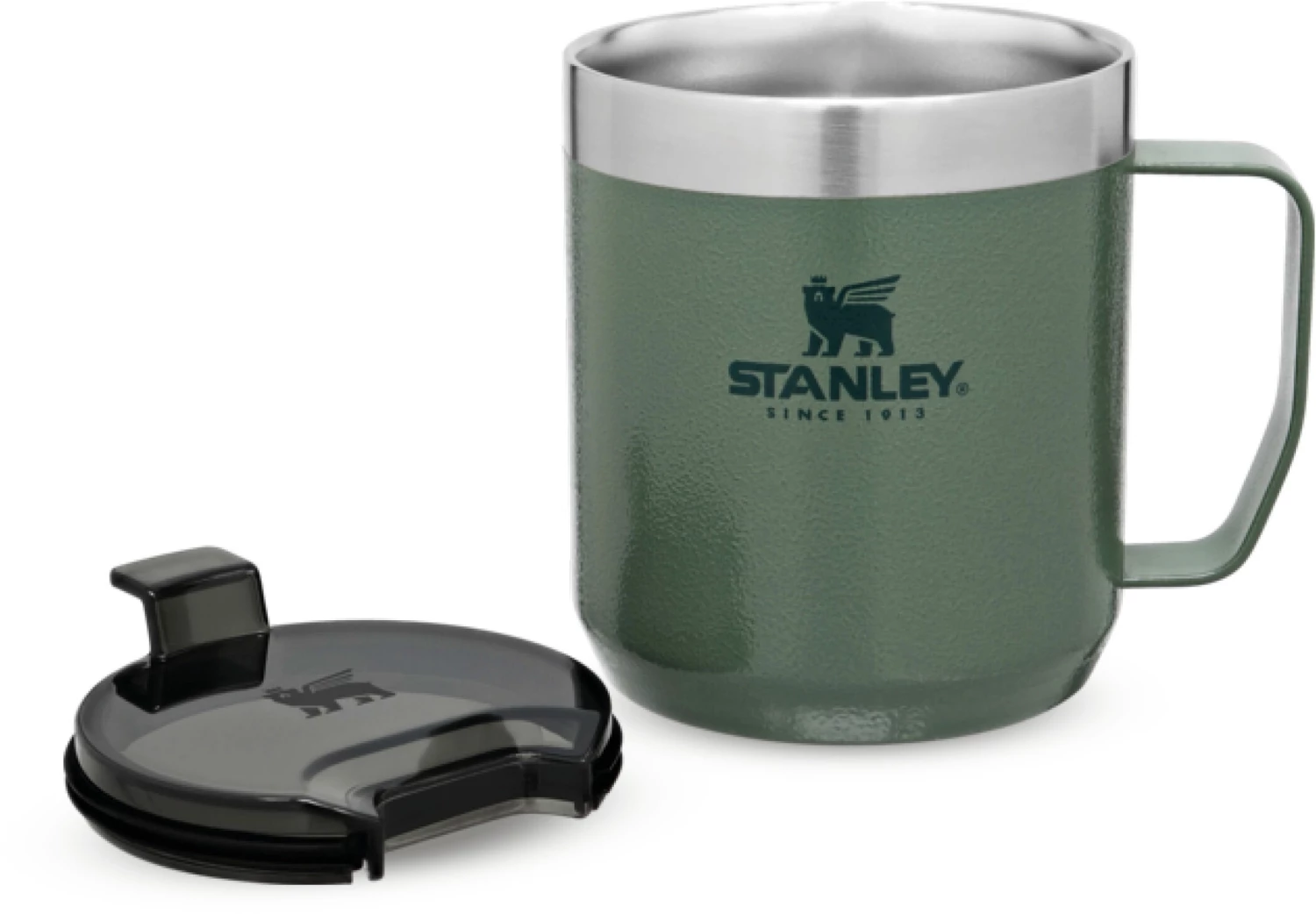 Stanley Classic Camp Mug 354ml, vert/argent 4 Stanley Classic Camp Mug 354ml, vert/argent – Image 2