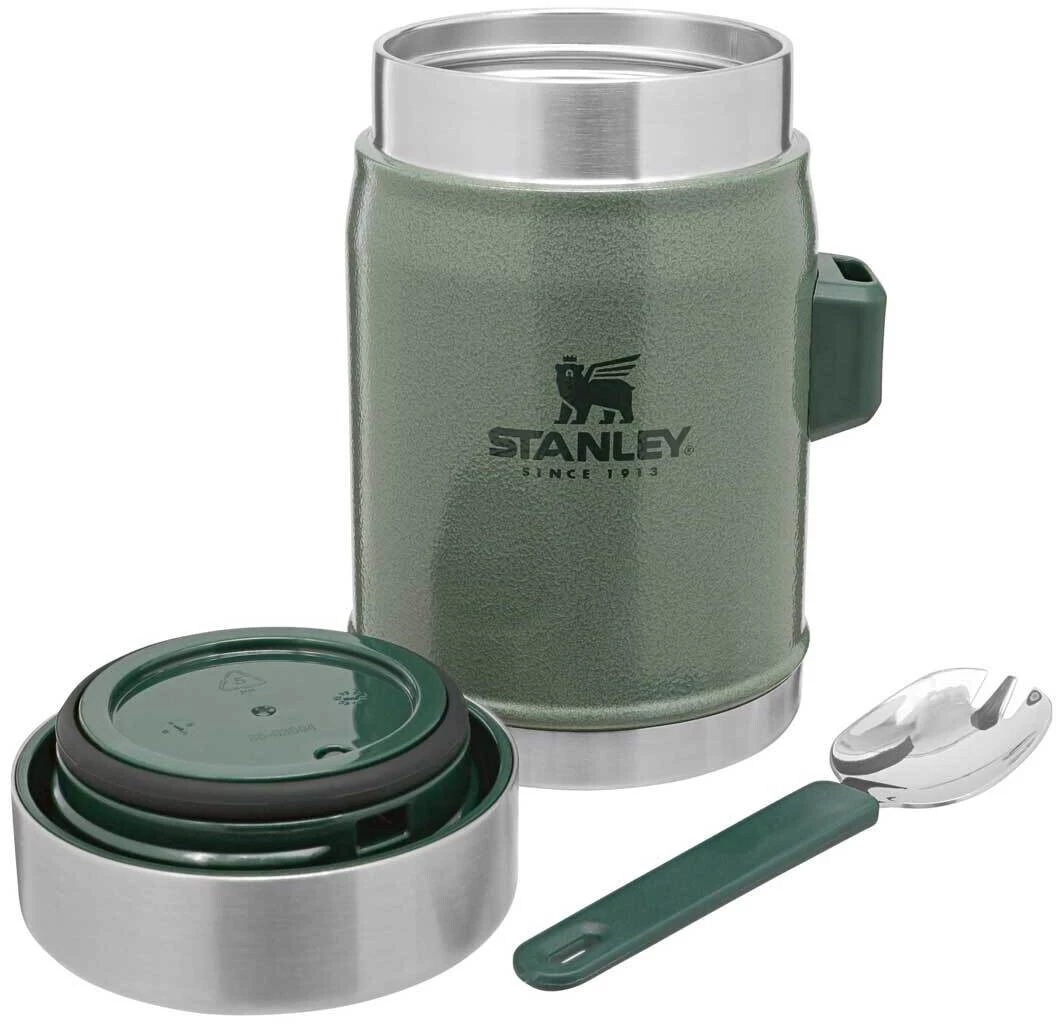 Stanley Classic Food Jar incl. Spork 414ml, vert/argent 4 Stanley Classic Food Jar incl. Spork 414ml, vert/argent – Image 2